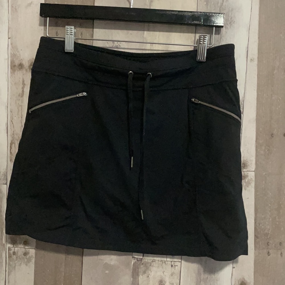 Athleta Black Metro Skort with Side Zippers Small - Picture 3 of 6